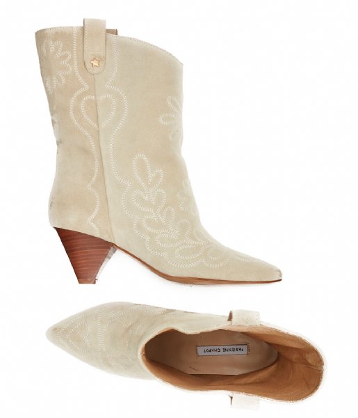 Fabienne Chapot Cowboy boot Josie Boots Cream White (1003-UNI)